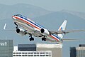 Boeing 737 taking off from Los Angeles International Airport