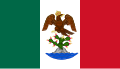 Bandera del Primer Imperio mexicano (1821-1823)