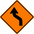 Diverted traffic to left