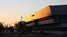 This is a photograph of Building X on the Mawson Lakes campus which is adjacent to Technology Park Adelaide.