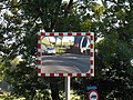 Straatnaambordje Plattenburg bij de brug