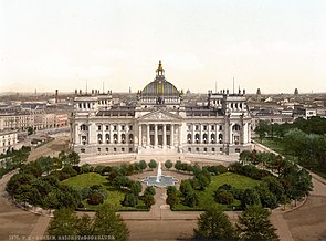 Sitz des Bundesrats, das Reichstagsbäude in Berlin