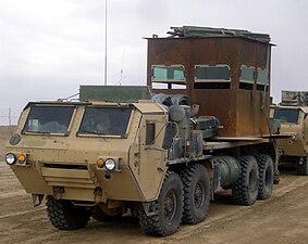 HEMTT M1120A2 with Simula/BAE Systems armored package in Iraq