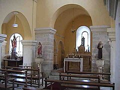 Intérieur de l'église.