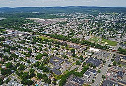 Aerial view of Kingston