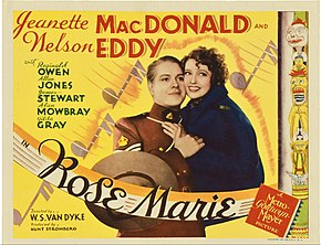 Description de l'image Rose Marie 1936 lobby card.jpg.