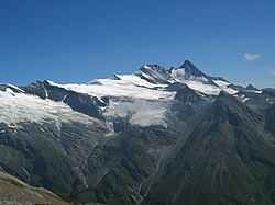 Grossglockner z jihozápadu