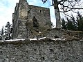 Doppelte Escarpemauer der Burg Hauenstein (Steiermark)