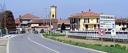 Skyline of Scalenghe