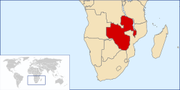 Federazione della Rhodesia e del Nyasaland - Localizzazione