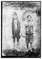 An Ifugao bridal pair (c. 1910). Note the kango or yang ngo on the man.