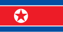 Bandera de Corea del Norte