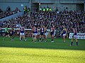 Shaun McManus' farewell game in Round 18 2008 Western Derby Fremantle home game