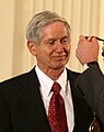 Image 35Charles Keeling, receiving the National Medal of Science from George W. Bush, in 2001 (from History of climate change science)