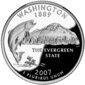 Washington quarter dollar coin