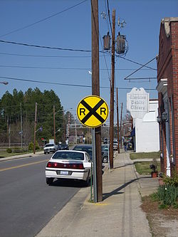 A view of downtown Clarkton