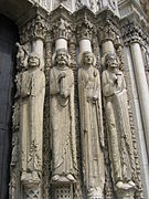 1145-1155, Koninklijk portaal van de kathedraal van Chartres