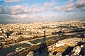 Uitzicht vanaf de Eiffeltoren op de Seine