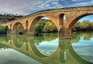 Puente la Reina, Camín de Santiago Francés.