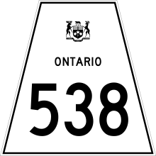 Ontario Highway 538.svg