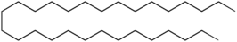 Structuurformule van nonacosaan