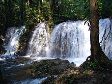 WATERFALL NEAR THE BONAMPAK CROSSROADS