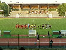 Vue intérieur du stade Marville d'Alfortville