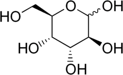 Stereo structural formula of (6R)-altropyranose