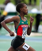 Faith Kipyegon kam auf den fünften Platz