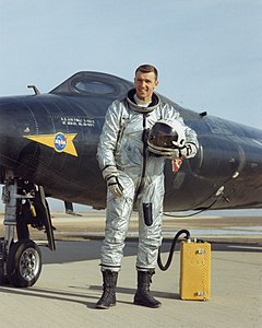 Joe Engle bij een X-15