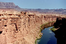 Der Kaibab Limestone im Marble Canyon