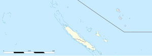 Cúp bóng đá châu Đại Dương 1980 trên bản đồ New Caledonia