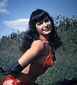 Q61898 Bettie Page vermoedelijk in de jaren veertig van de 20e eeuw geboren op 22 april 1923 overleden op 11 december 2008