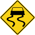 Slippery road