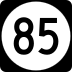 Route 85 marker