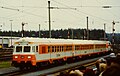 Ein Zug der ersten City-Bahn, hier 1985 bei der Jubiläumsparade 150 Jahre Deutsche Eisenbahnen in Nürnberg, 1985