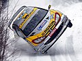 Ein Peugeot 206 WRC bei der Rallye Schweden 2003