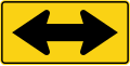 Curve marker double arrow