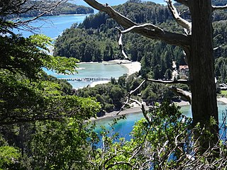 Villa La Angostura’dan görünen Los Arrayanes Ulusal Parkı