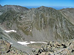 Roc Nègre (Puig del Roc Negre), face sud.