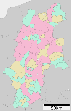 松本空港の位置