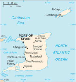 Trinidad e Tobago - Mappa