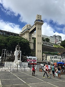 Lacerda Elevator in Salvador, Bahia, Brazil (1930)