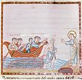 Codex Egberti, fol. 90r. Yoa 21,1-19