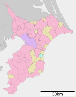 永楽台の位置（千葉県内）