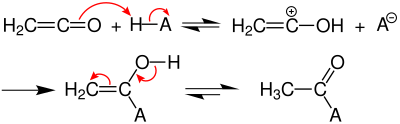 Mechanism of the above reactions