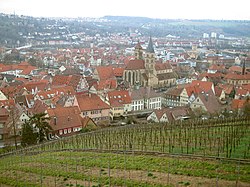 Anvista de Esslingen am Neckar