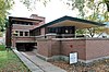 The Robie House is a Frank Lloyd Wright design.