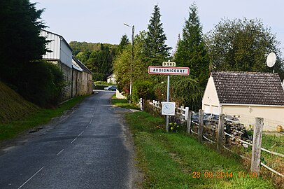 Entrée d'Audignicourt.