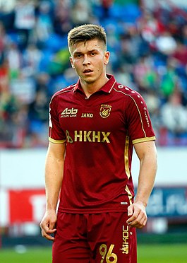 Zjemaletdinov in 2017 als speler van Roebin Kazan